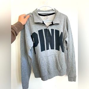 Victoria Secret PINK women’s XS 1/4 Zip Sweatshirt